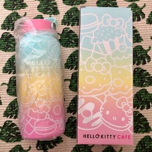 BRAND NEW Hello Kitty Cafe Rainbow Thermos - 18 oz